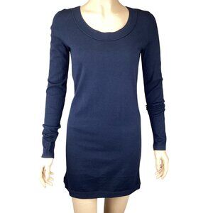 Inhabit‎ REVOLVE Womens Cashmere Sweater Size Small Navy Blue Long Sleeve Tunic